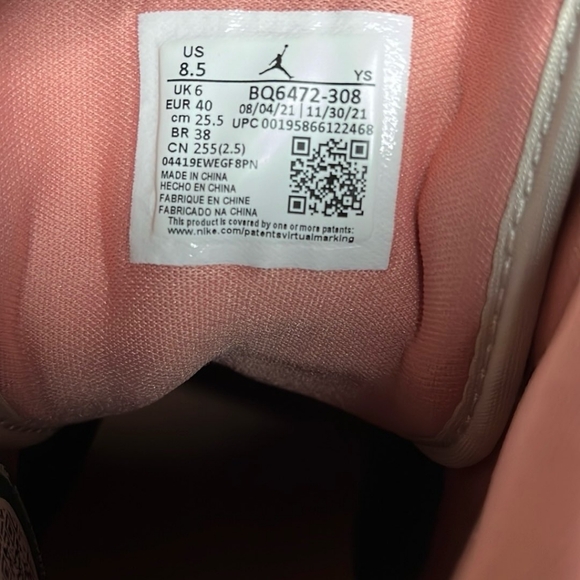 NIKE Jordan 1 Mid Dark Teal Green - Size 8.5W - Picture 5 of 5